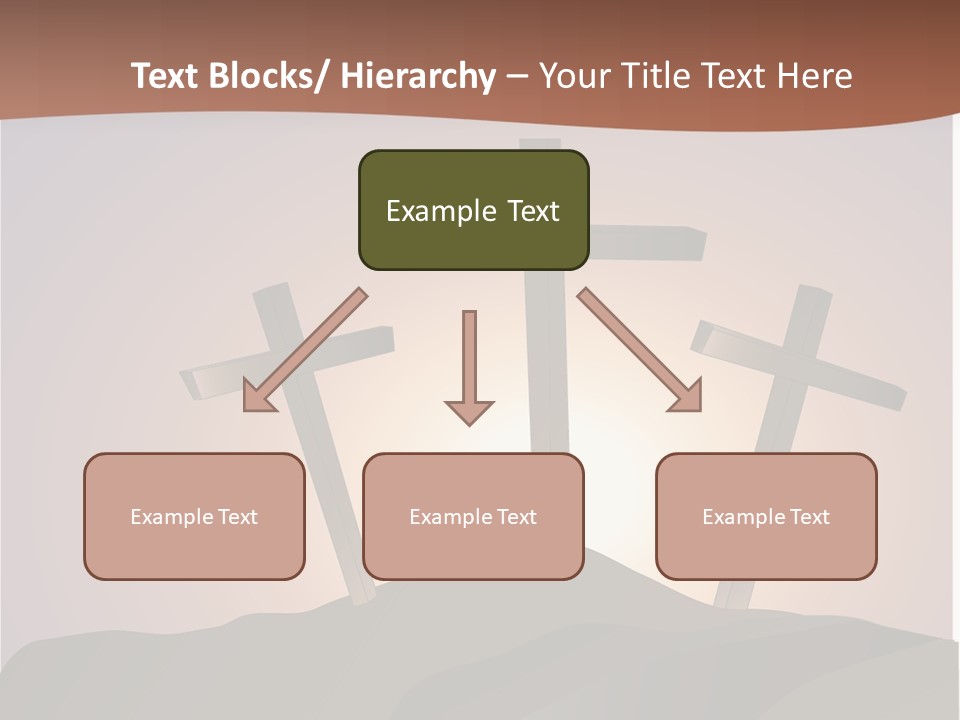 Crucifixion Hillside John PowerPoint Template