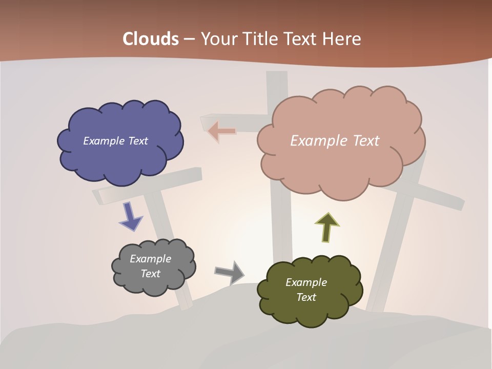 Crucifixion Hillside John PowerPoint Template