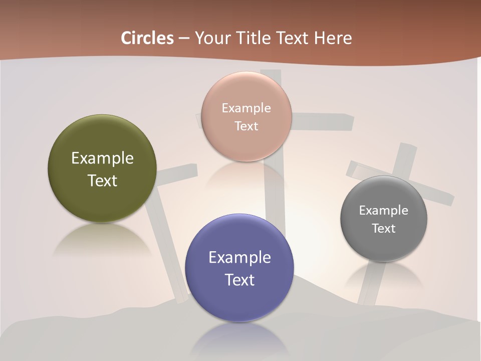 Crucifixion Hillside John PowerPoint Template