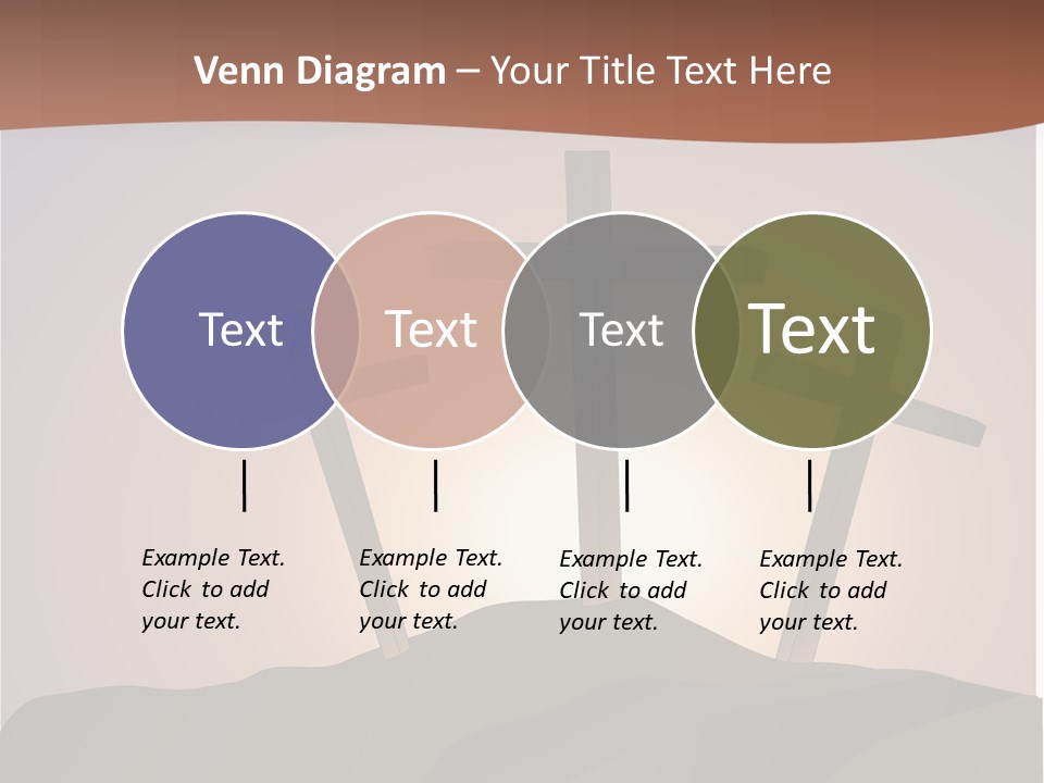 Crucifixion Hillside John PowerPoint Template