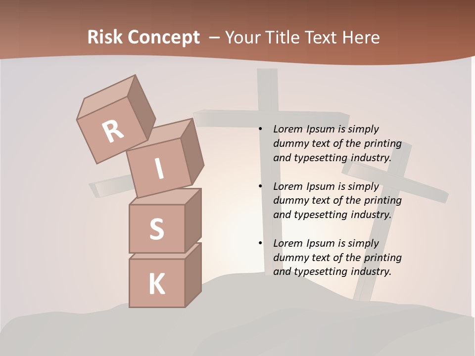 Crucifixion Hillside John PowerPoint Template