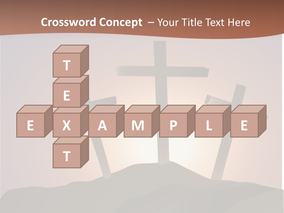 Crucifixion Hillside John PowerPoint Template