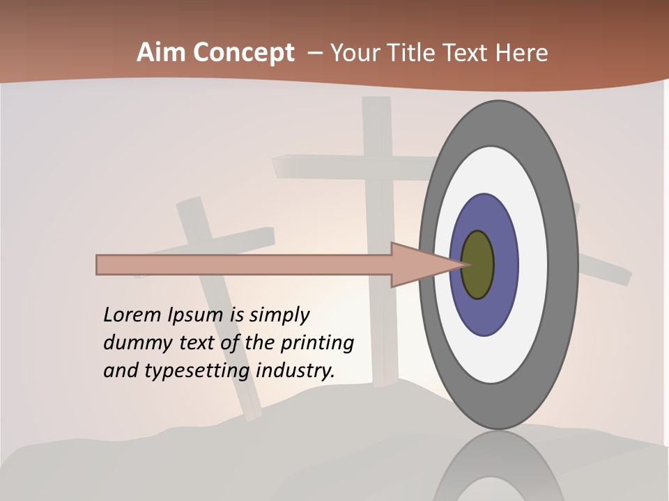 Crucifixion Hillside John PowerPoint Template