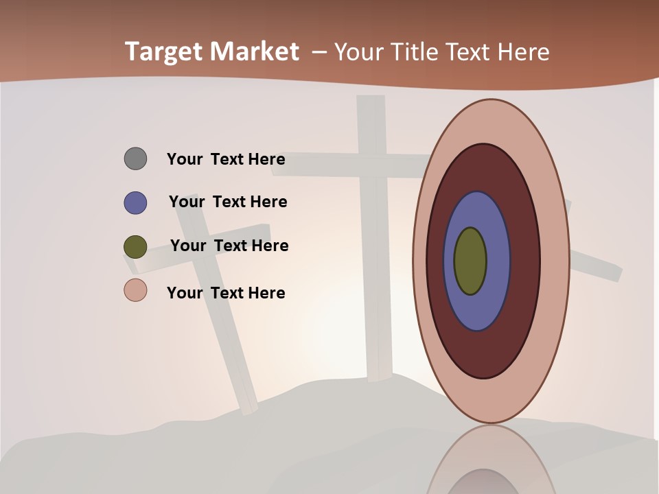 Crucifixion Hillside John PowerPoint Template