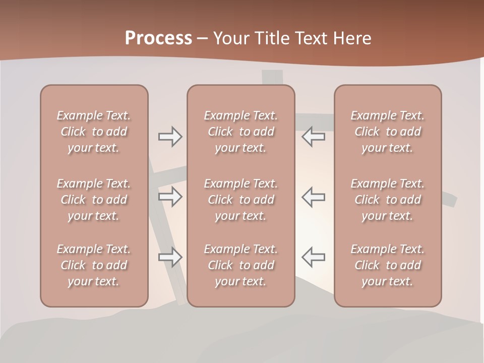 Crucifixion Hillside John PowerPoint Template