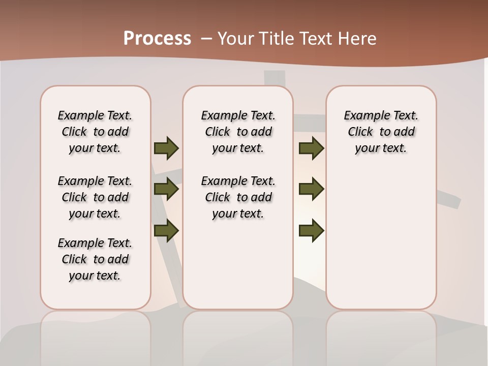 Crucifixion Hillside John PowerPoint Template