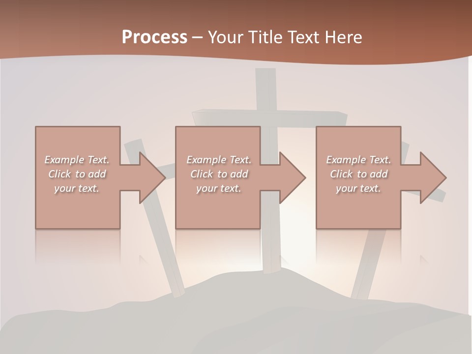 Crucifixion Hillside John PowerPoint Template