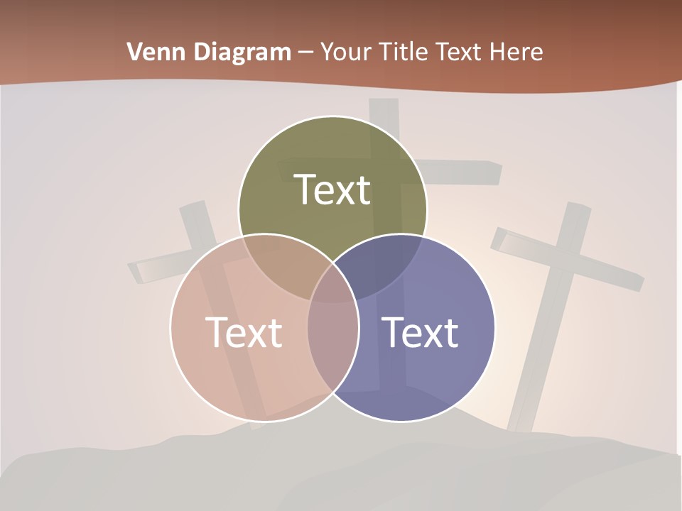 Crucifixion Hillside John PowerPoint Template