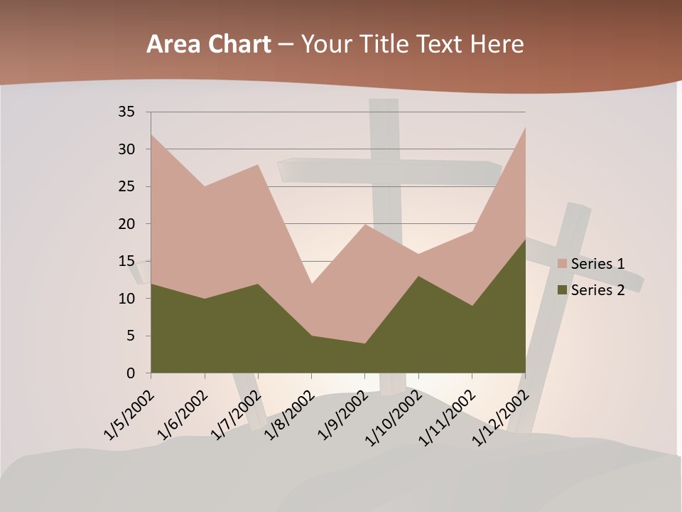 Crucifixion Hillside John PowerPoint Template