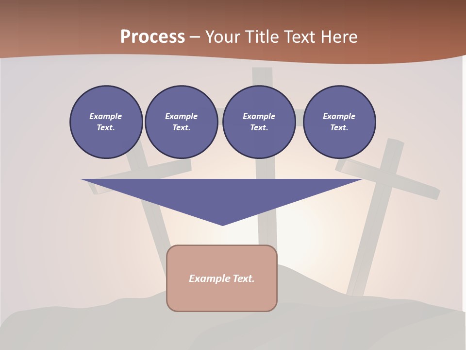 Crucifixion Hillside John PowerPoint Template
