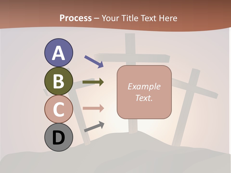 Crucifixion Hillside John PowerPoint Template