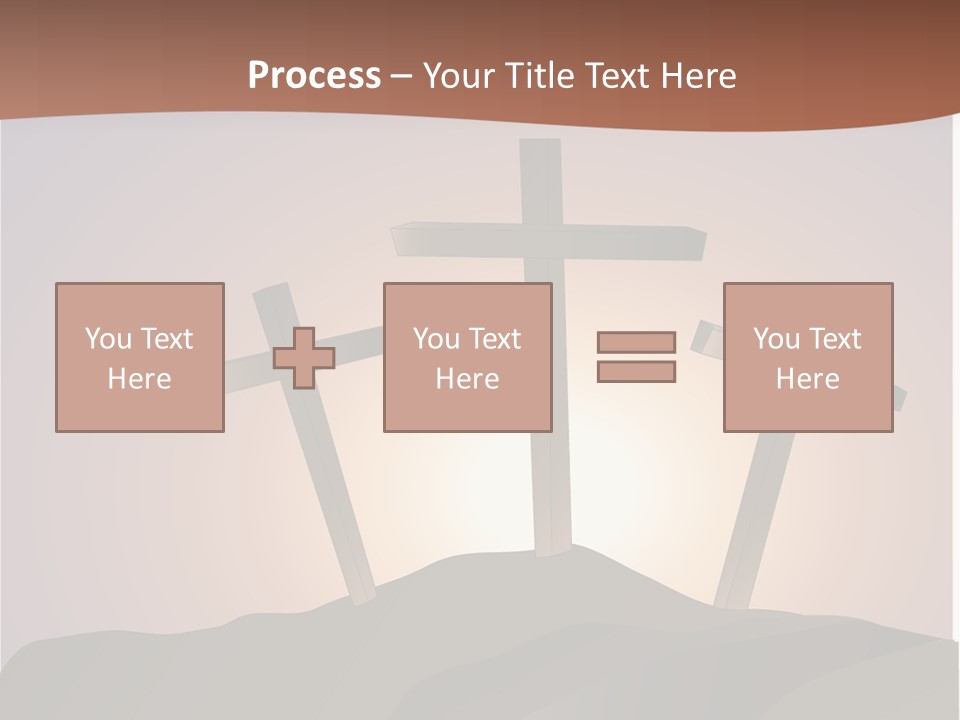 Crucifixion Hillside John PowerPoint Template