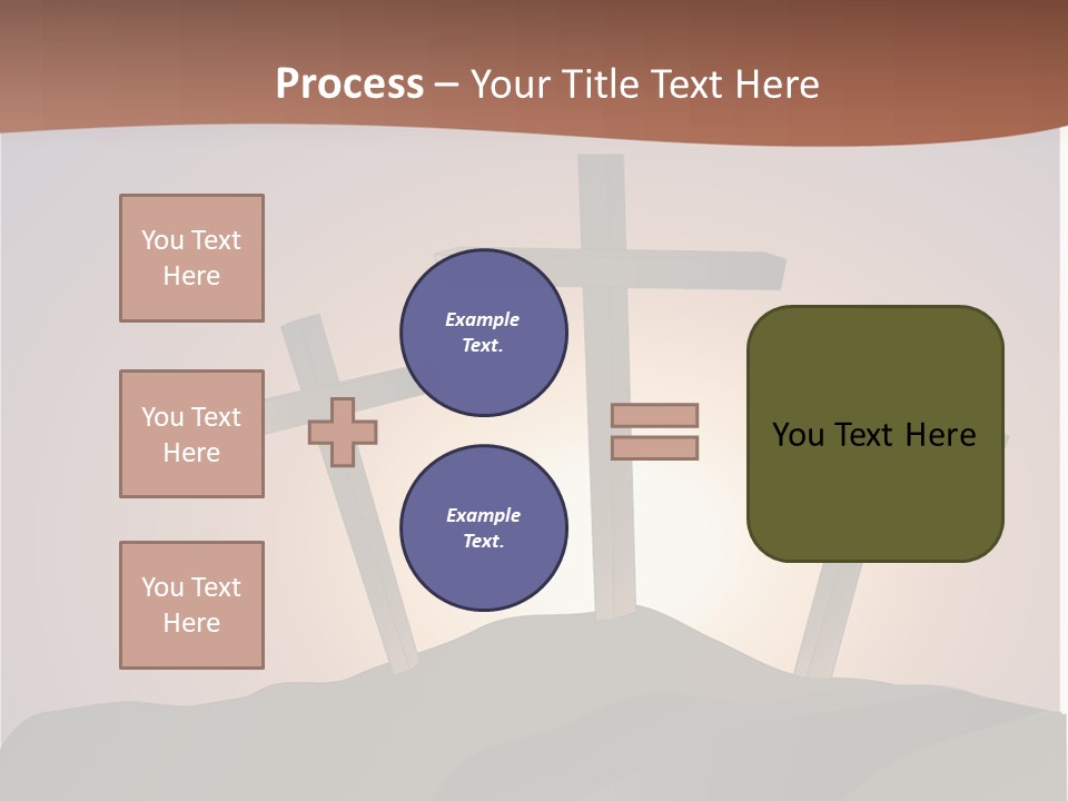 Crucifixion Hillside John PowerPoint Template