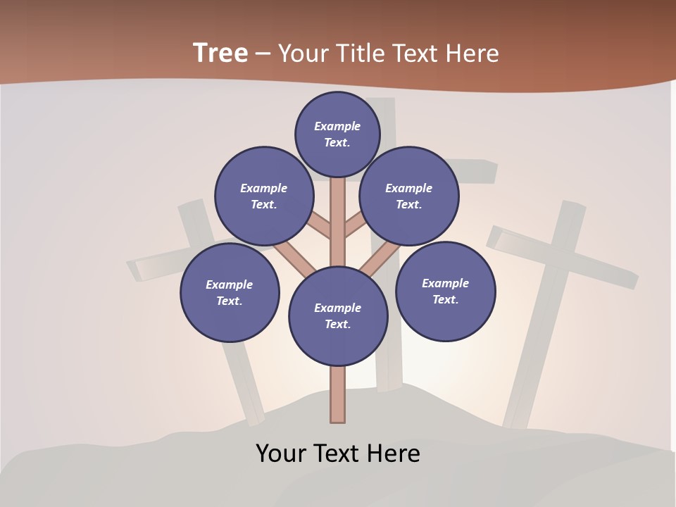 Crucifixion Hillside John PowerPoint Template