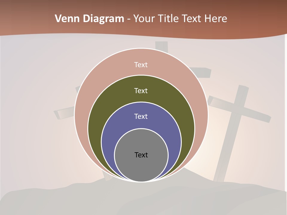 Crucifixion Hillside John PowerPoint Template