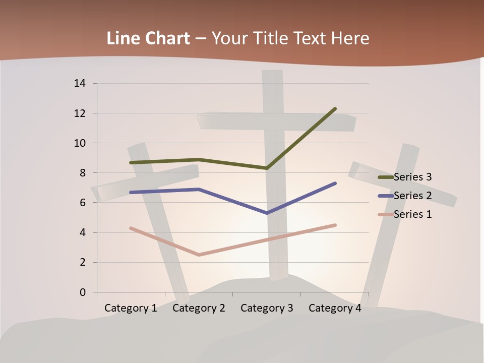 Crucifixion Hillside John PowerPoint Template