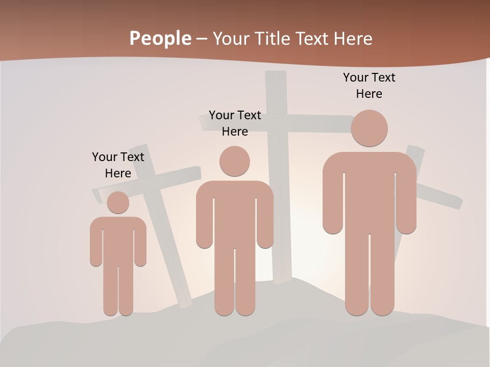 Crucifixion Hillside John PowerPoint Template