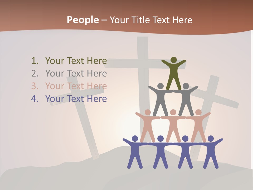 Crucifixion Hillside John PowerPoint Template