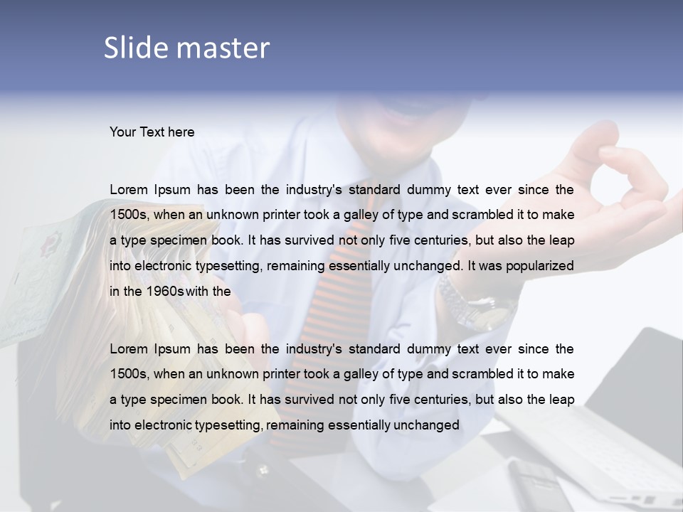 Rate Wages Business PowerPoint Template