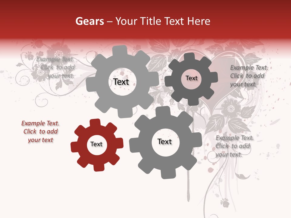 Paint Drawings Abstract PowerPoint Template