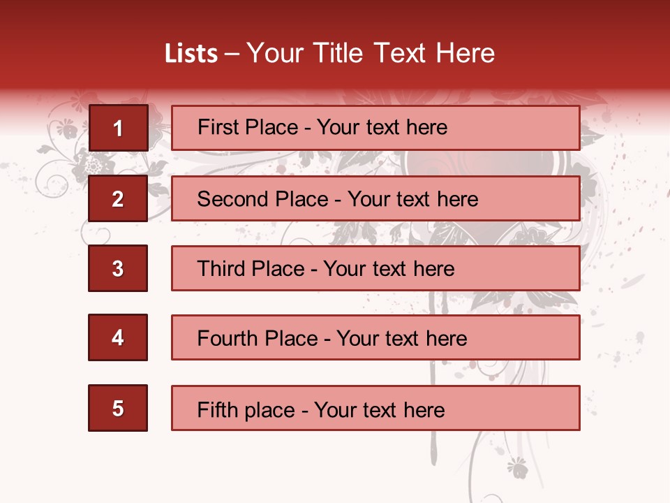 Paint Drawings Abstract PowerPoint Template