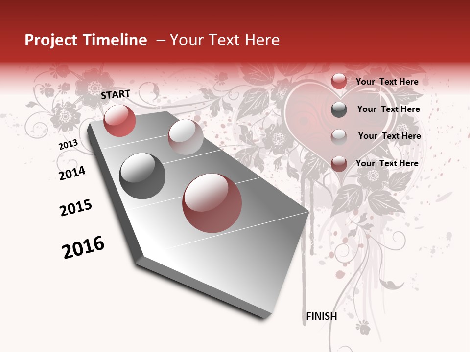 Paint Drawings Abstract PowerPoint Template