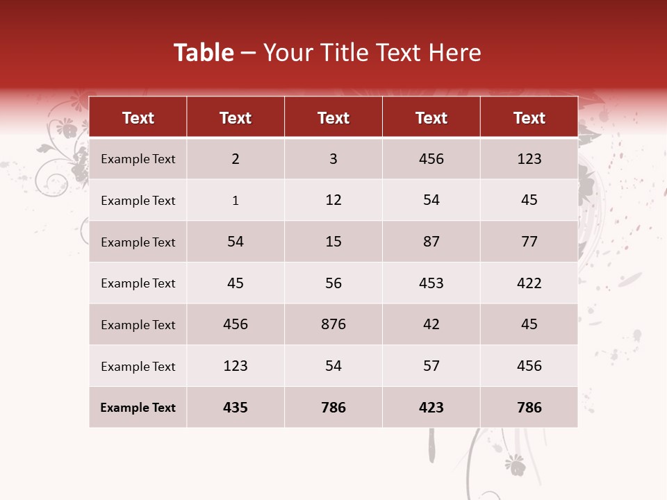 Paint Drawings Abstract PowerPoint Template