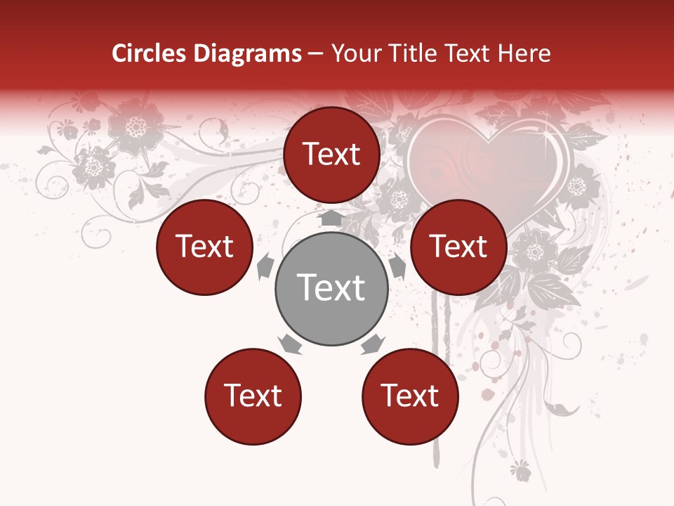 Paint Drawings Abstract PowerPoint Template