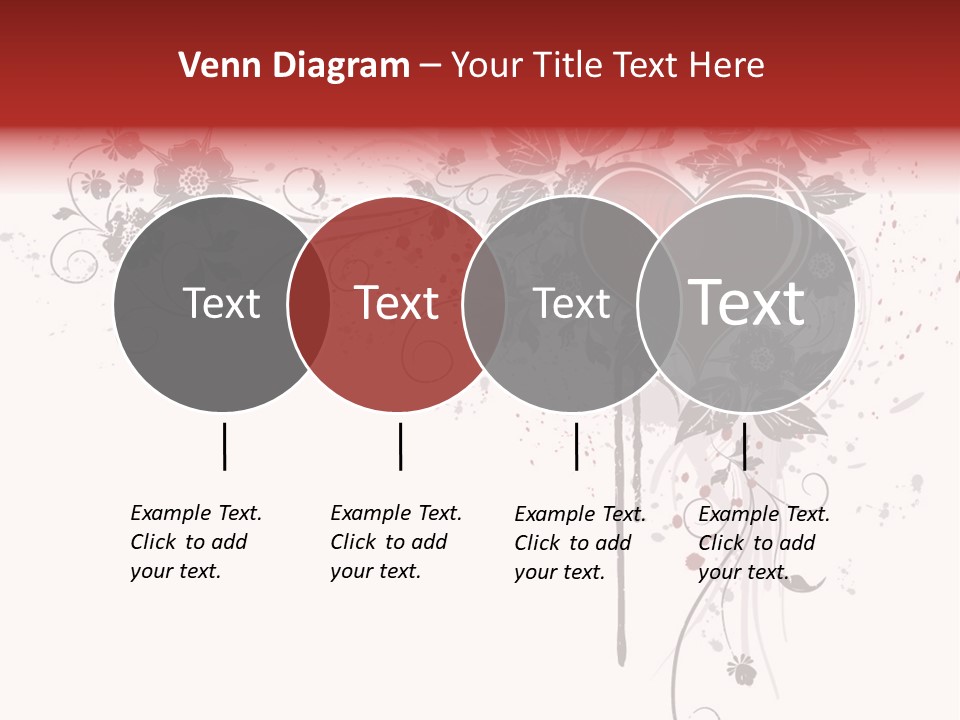 Paint Drawings Abstract PowerPoint Template