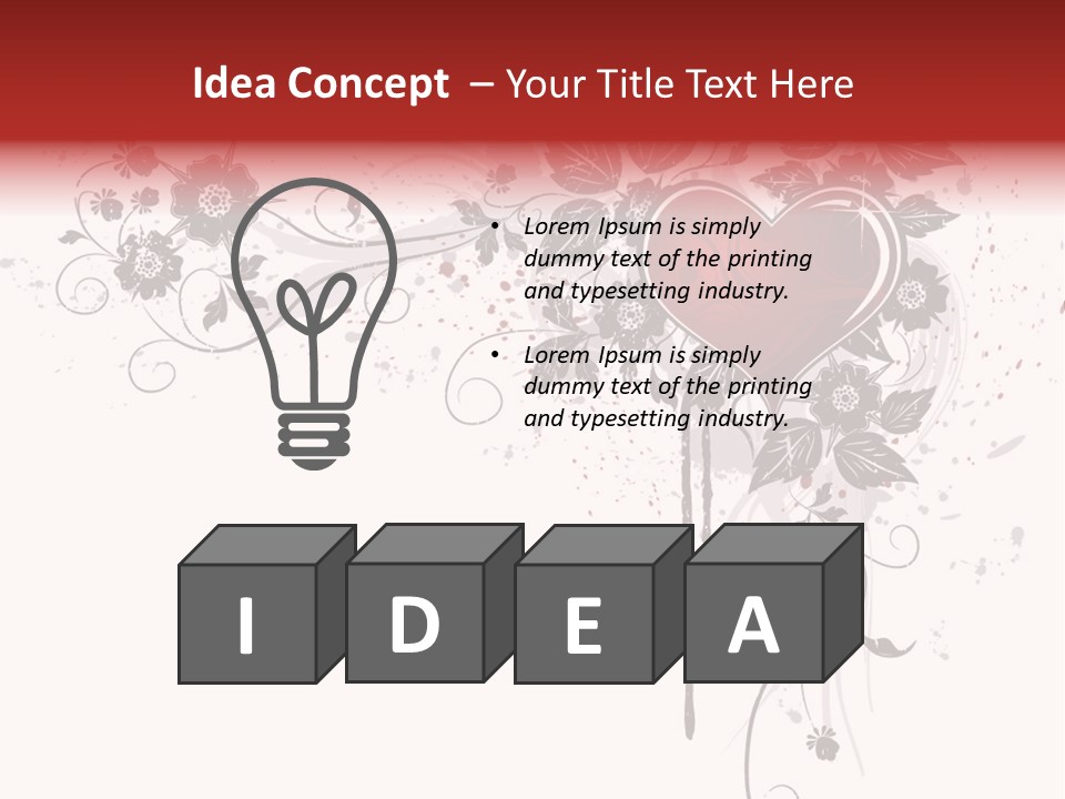 Paint Drawings Abstract PowerPoint Template