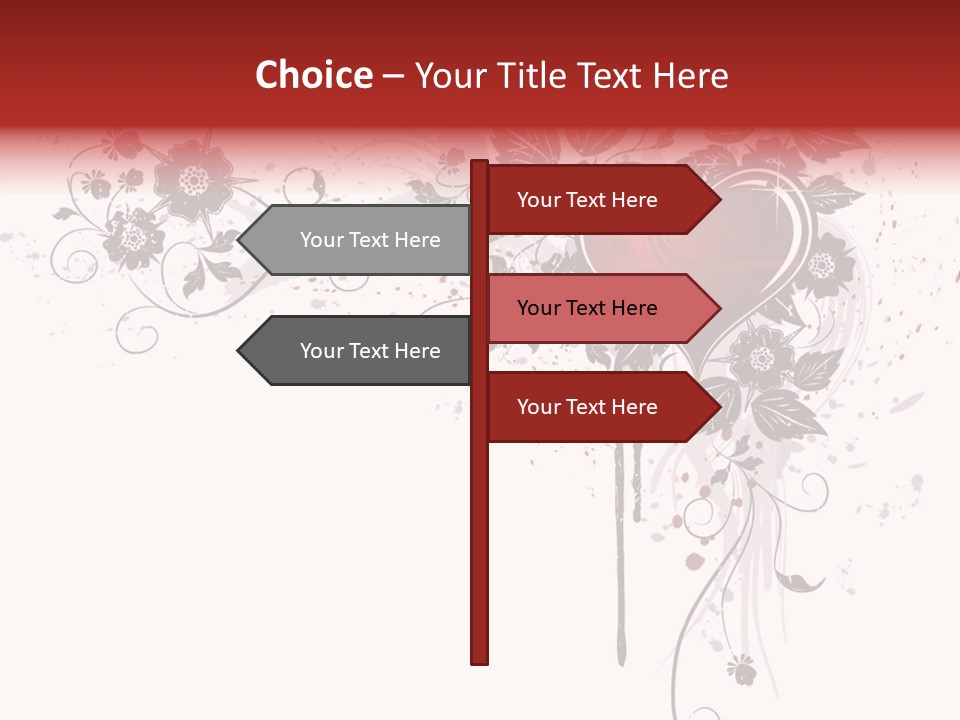 Paint Drawings Abstract PowerPoint Template
