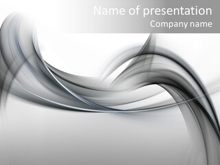 Soft Shine Fractal PowerPoint Template