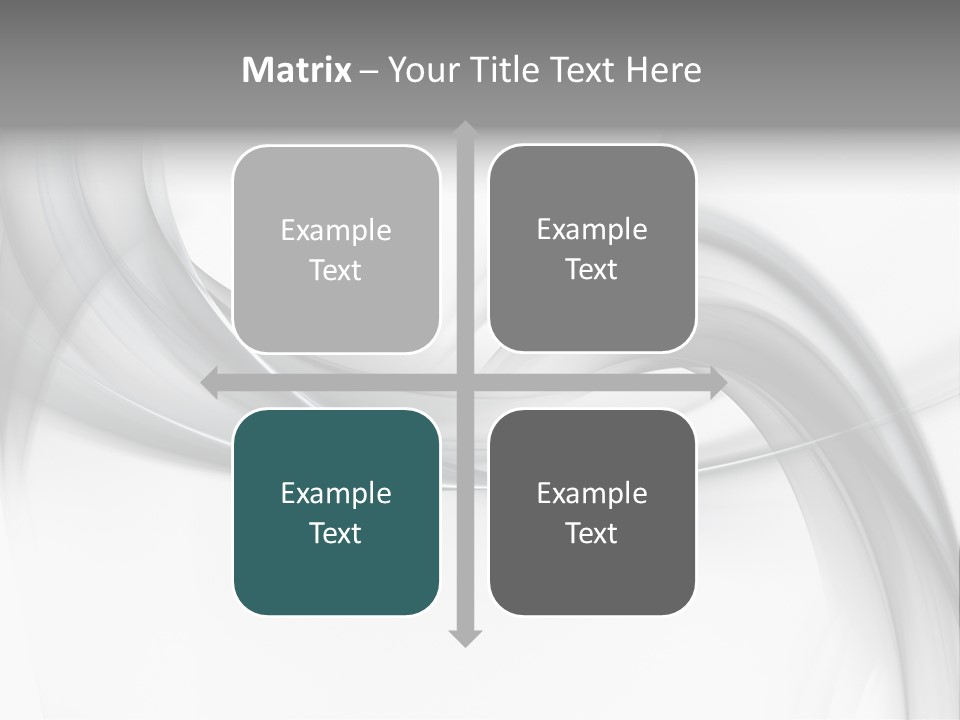 Soft Shine Fractal PowerPoint Template