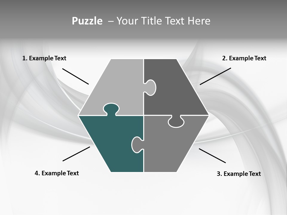 Soft Shine Fractal PowerPoint Template