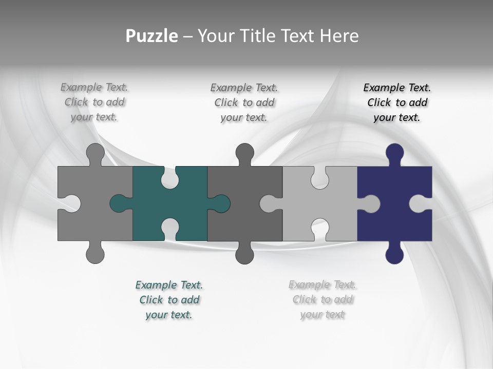 Soft Shine Fractal PowerPoint Template