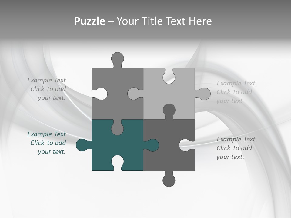 Soft Shine Fractal PowerPoint Template