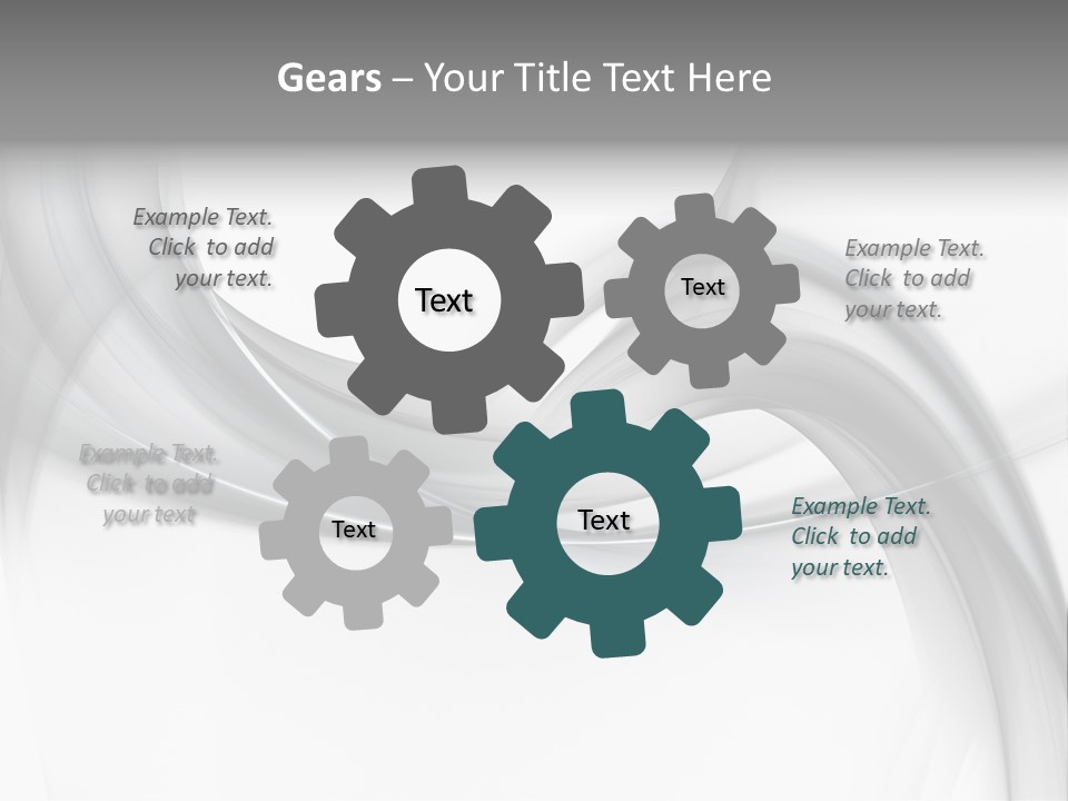 Soft Shine Fractal PowerPoint Template