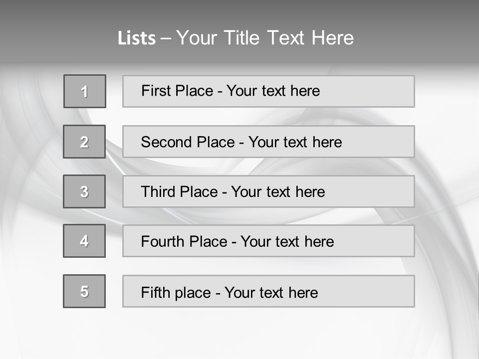 Soft Shine Fractal PowerPoint Template