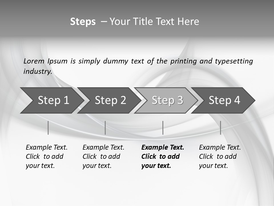 Soft Shine Fractal PowerPoint Template