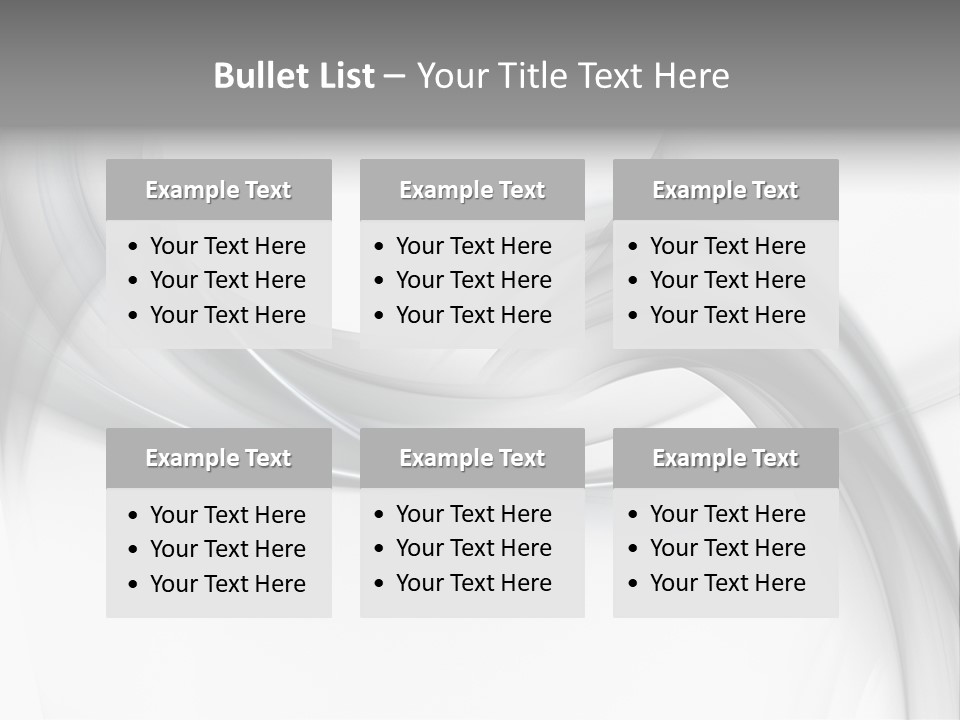 Soft Shine Fractal PowerPoint Template