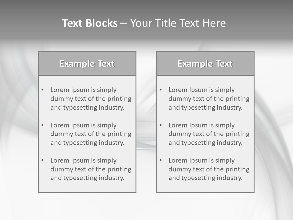 Soft Shine Fractal PowerPoint Template