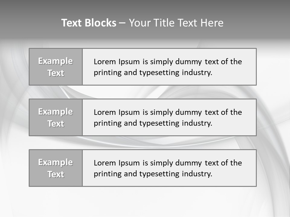 Soft Shine Fractal PowerPoint Template