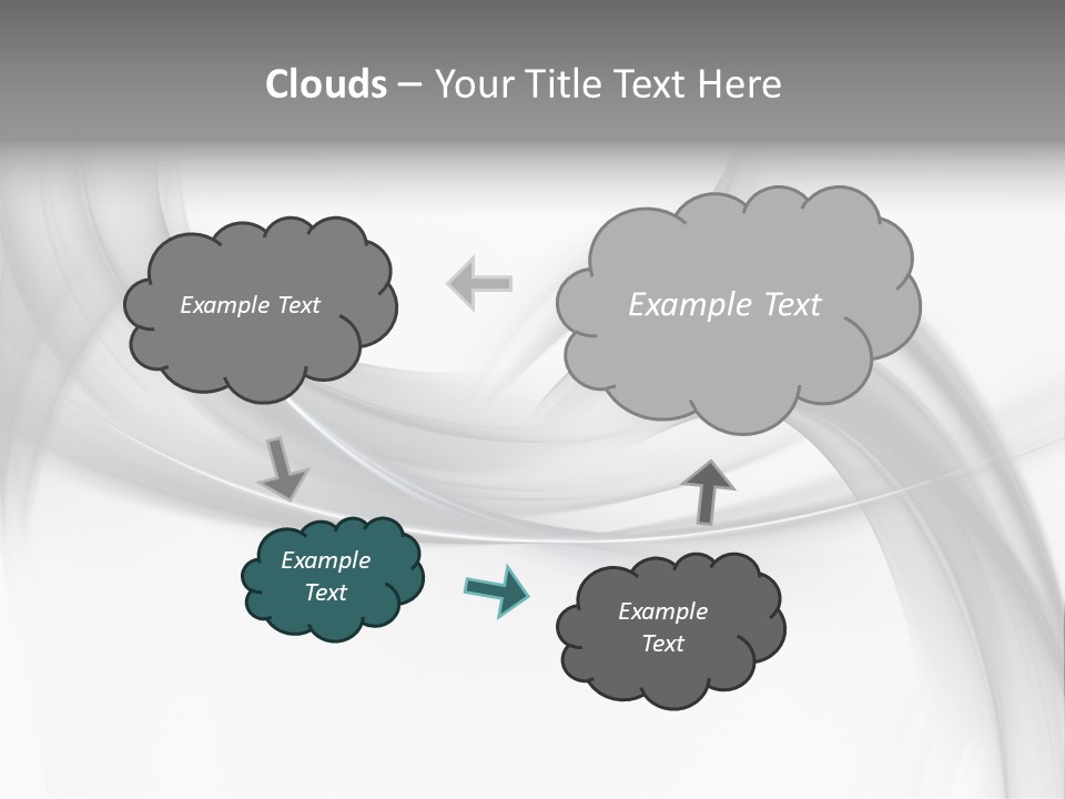 Soft Shine Fractal PowerPoint Template