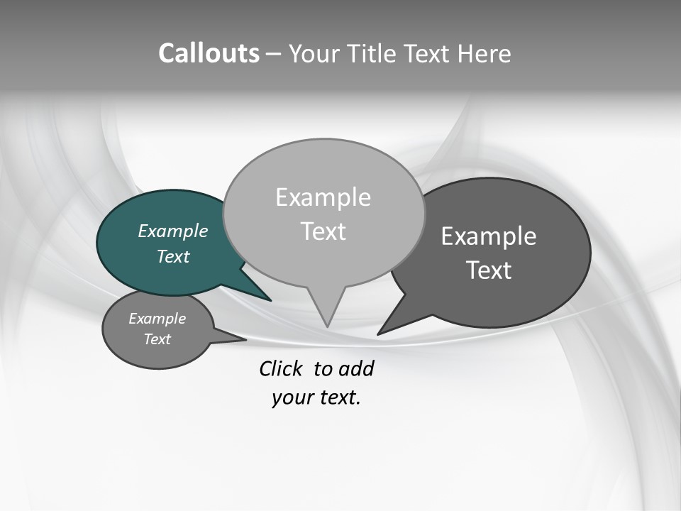 Soft Shine Fractal PowerPoint Template