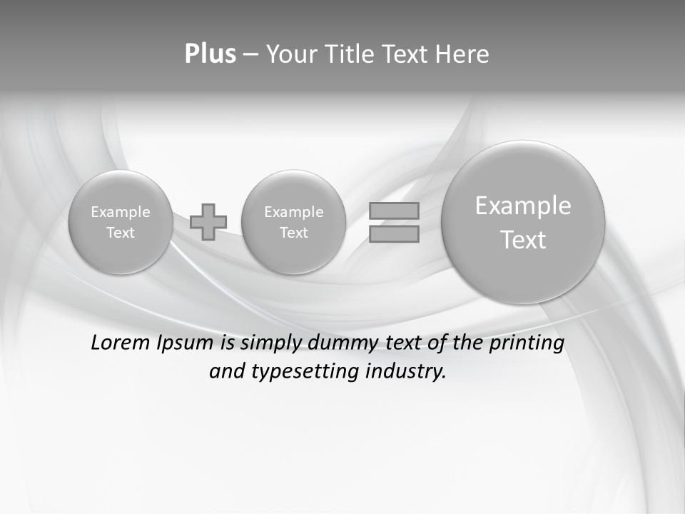 Soft Shine Fractal PowerPoint Template