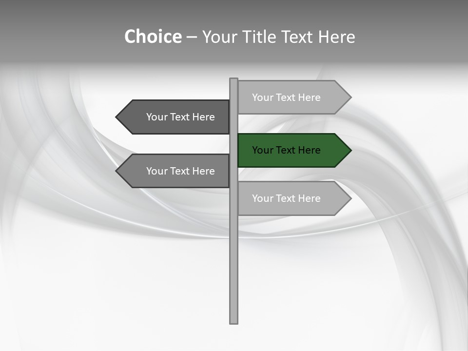 Soft Shine Fractal PowerPoint Template