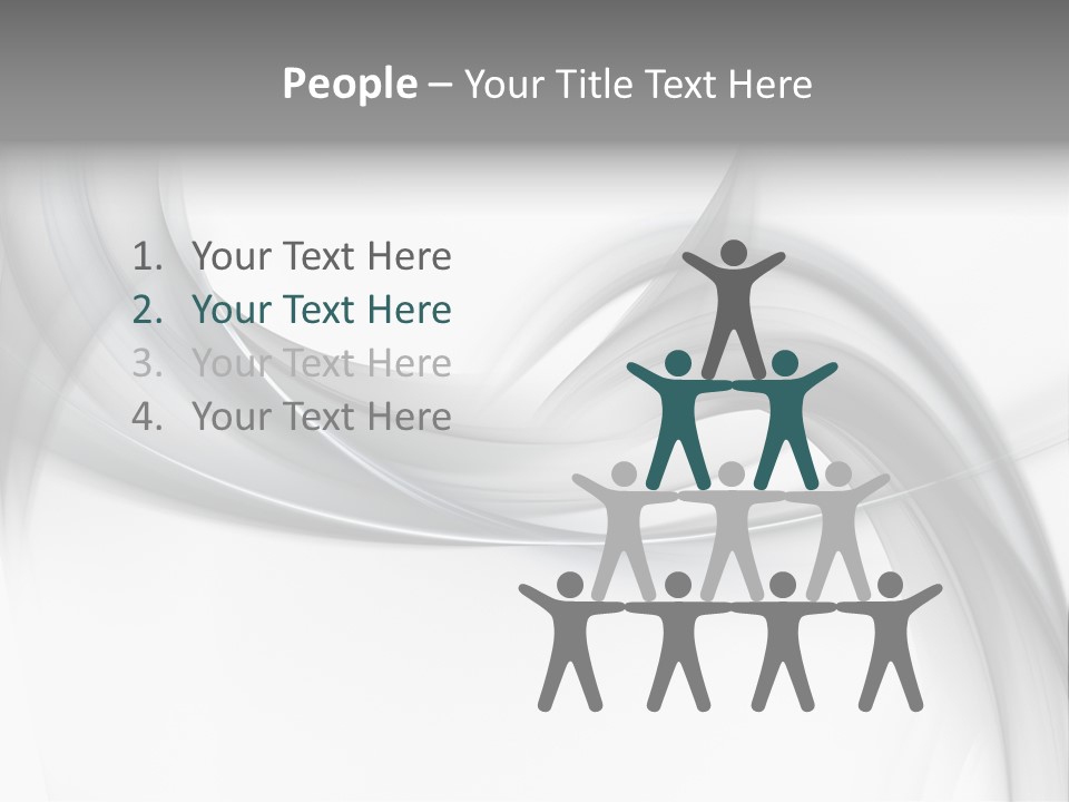 Soft Shine Fractal PowerPoint Template