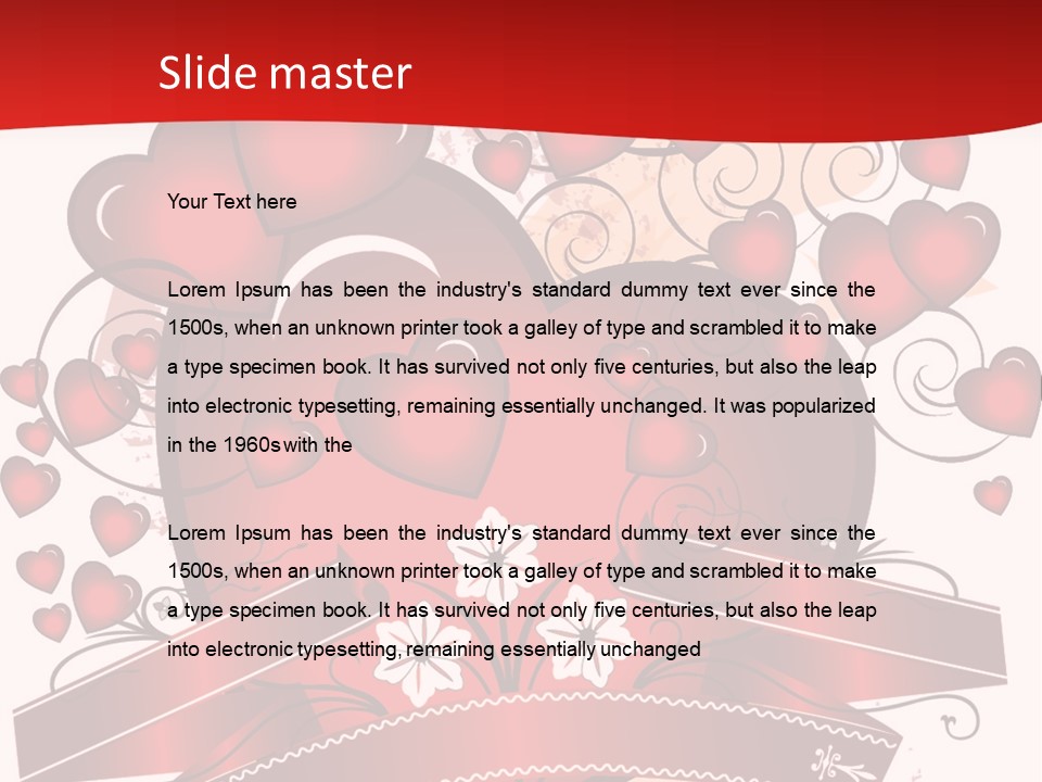 Glowing Generated Single PowerPoint Template