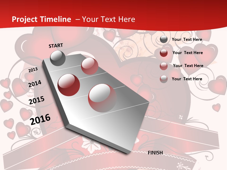 Glowing Generated Single PowerPoint Template