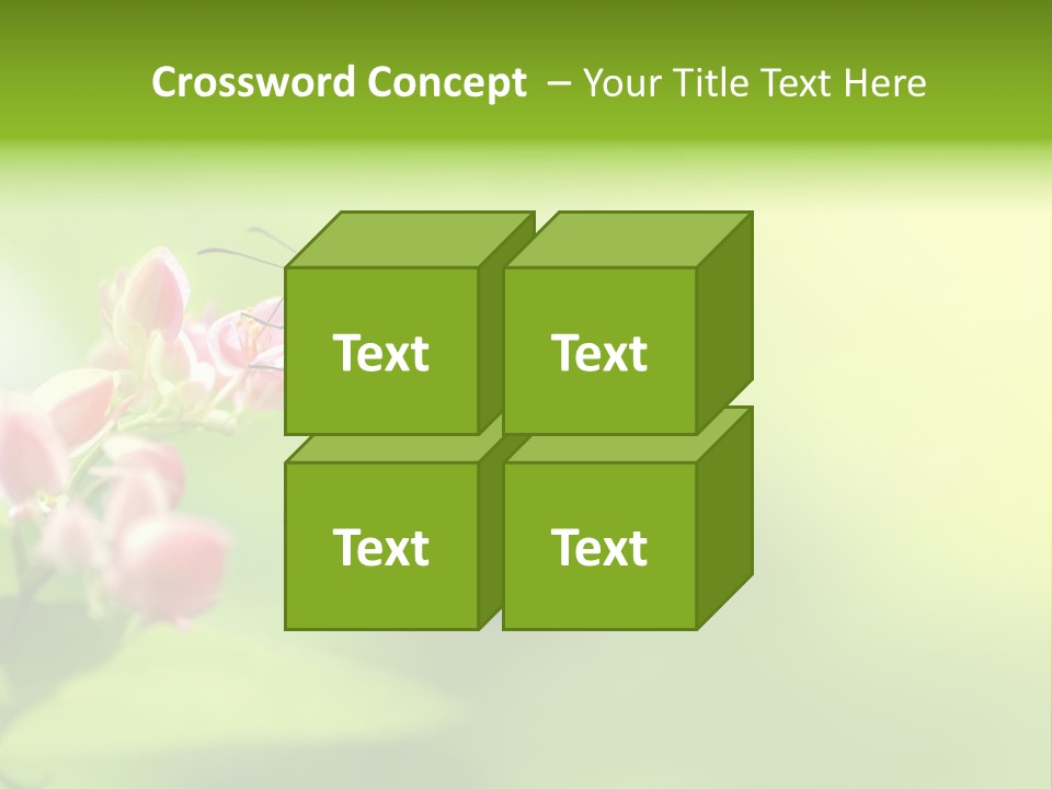 Macro Lepidoptera Color PowerPoint Template